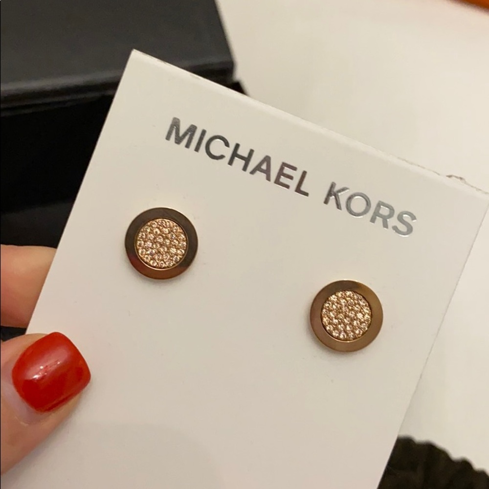 Michael Kor’s Rose Gold Earings MKJ2743791